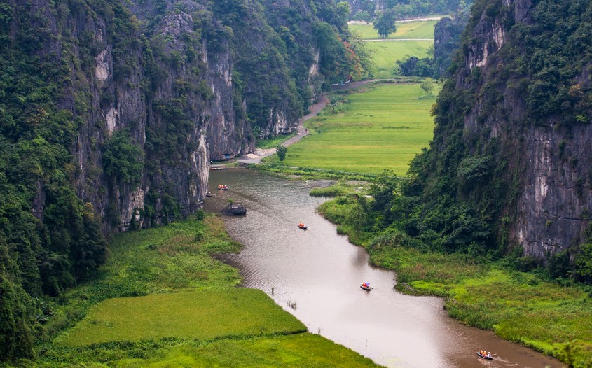 La région du delta du fleuve Rouge, une destination populaire pour les touristes internationaux