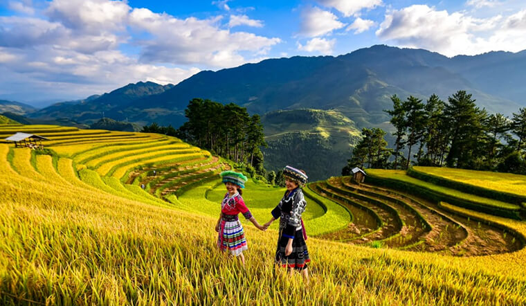 Yen Bai rizières en terrasses de Mu Cang Chai