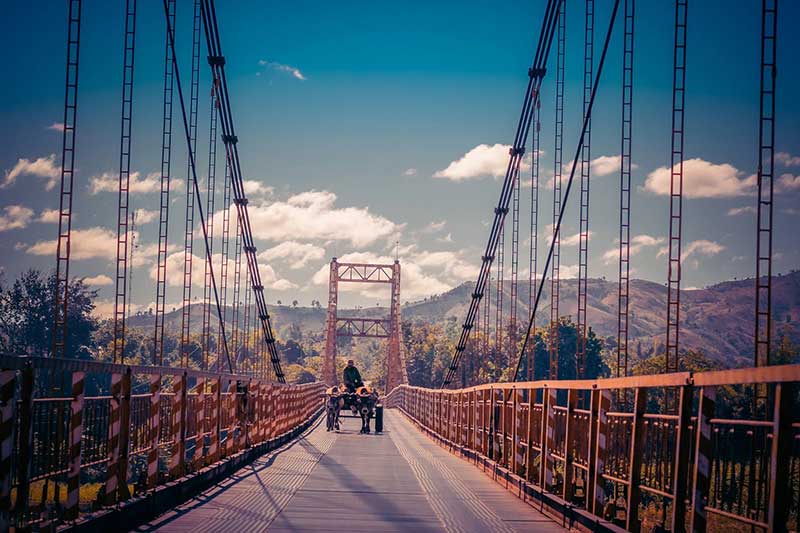 Le pont suspendu Kon K'lor