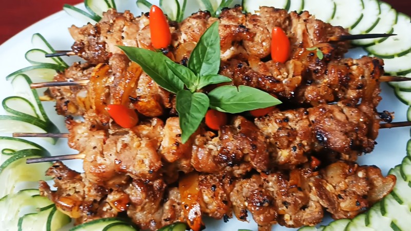 Thịt nai rừng nướng