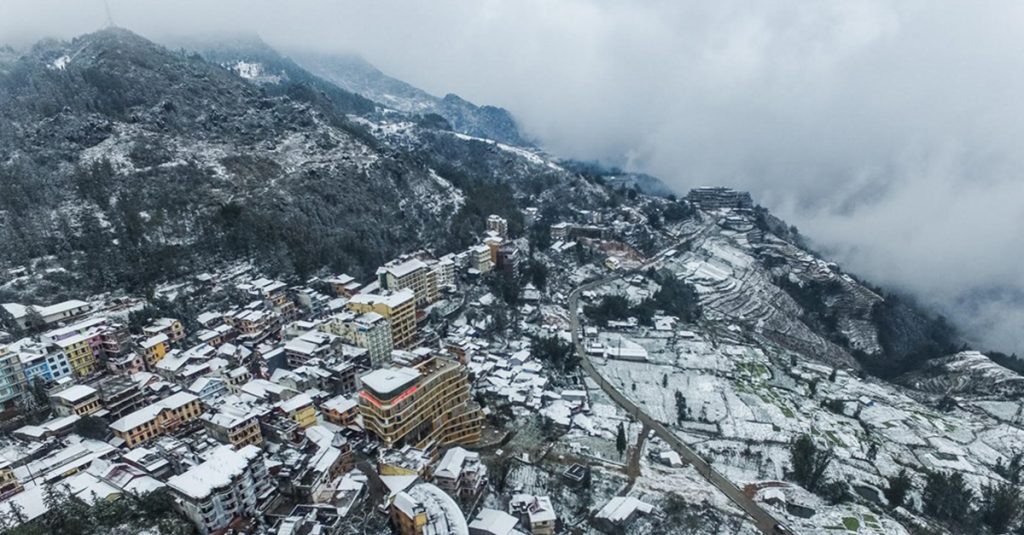 Endroits au Viêt Nam où l'on peut voir de la neige
