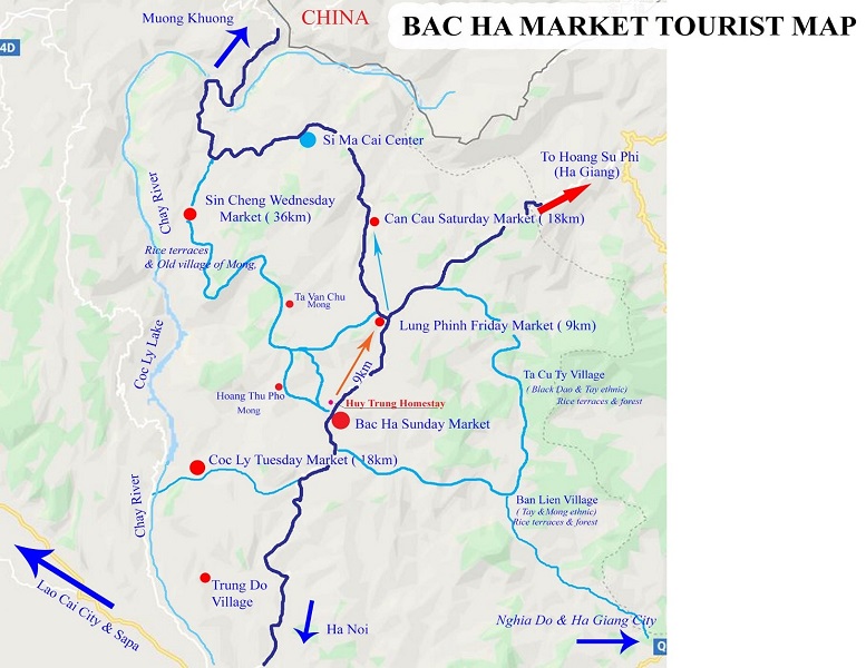 Le marché de Sin Chéng