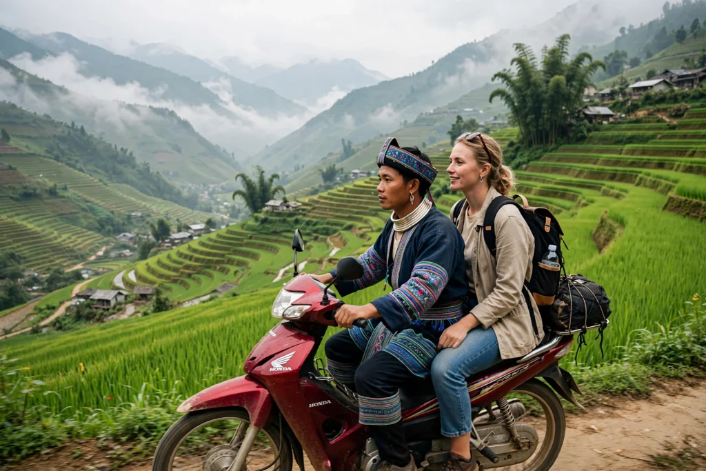 Easy Rider Sapa avec Guide Francophone