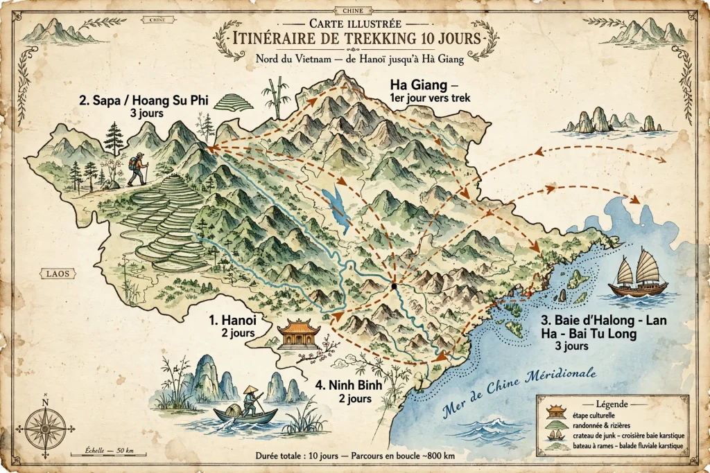 ITINÉRAIRE 2 – VIETNAM DU NORD EN 10 JOURS