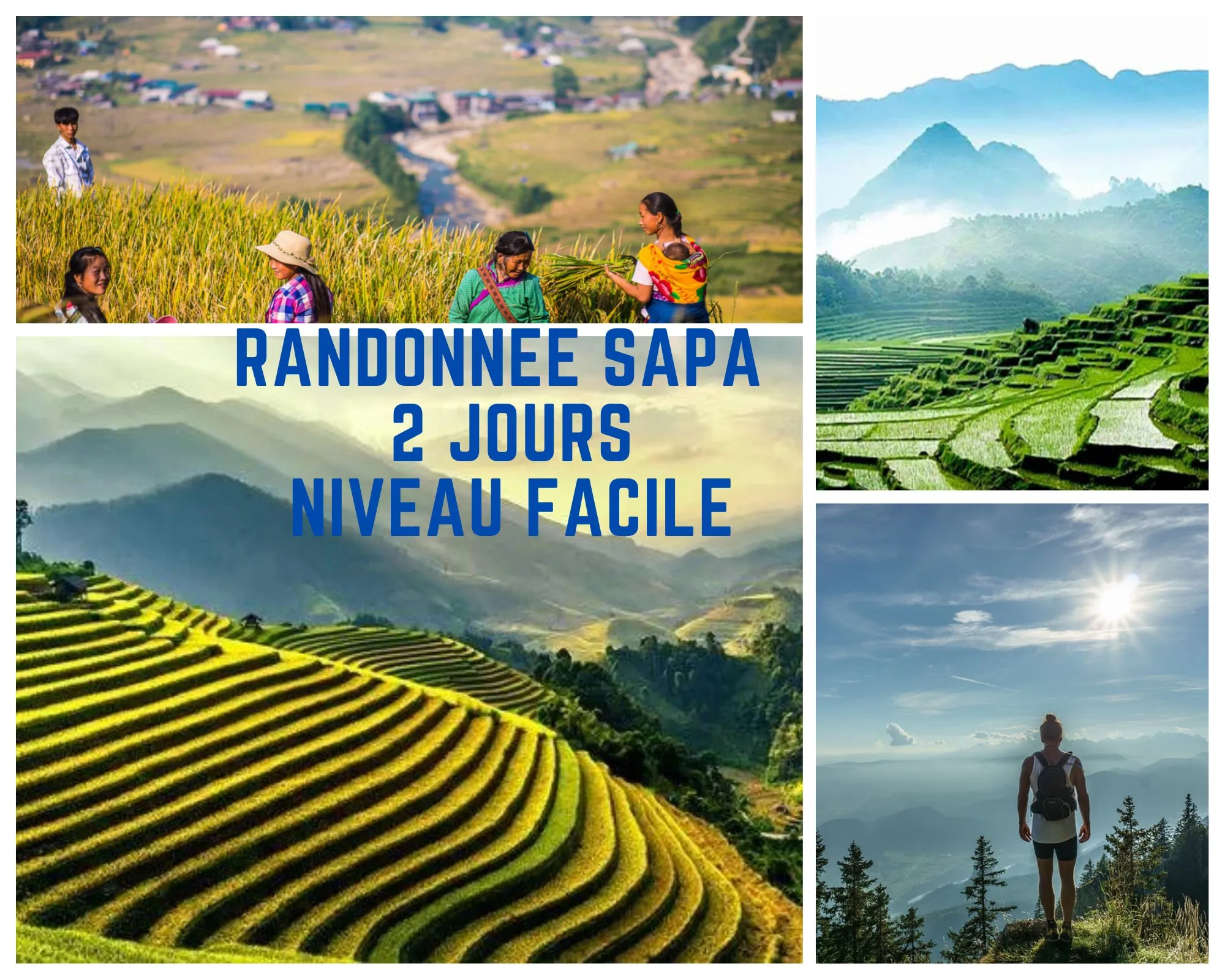 Trek Sapa Facile 2 jours 1 nuit chez l'habitant