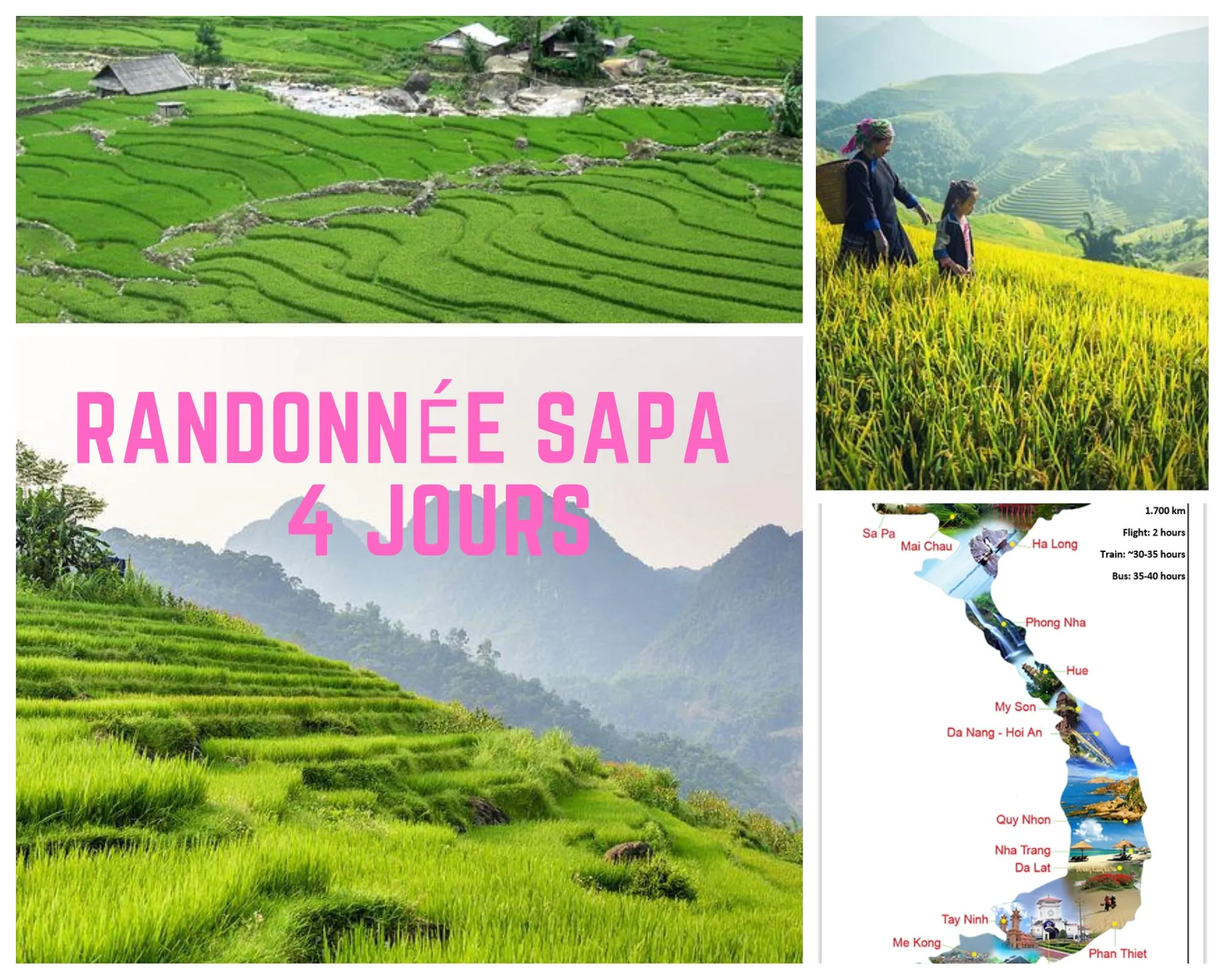 Randonnée Sapa ( Trek niveau soutenu ) + Ballade en Moto 4