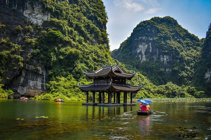 promenade en bateau Trang An