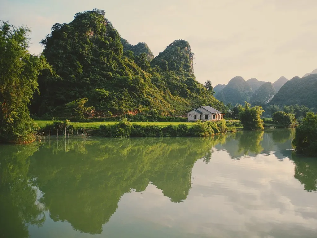 Vallée de Phong Nam à Cao Bang