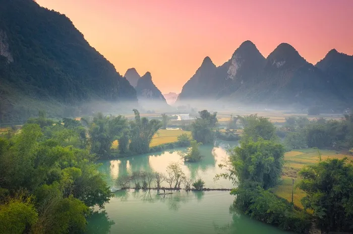 Vallée de Phong Nam à Cao Bang
